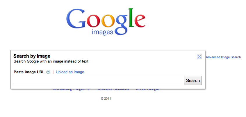 similar image search upload. Now you can paste the URL of a photo/image you would like to search for, 